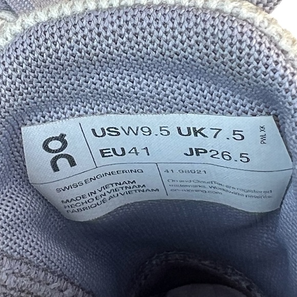 ON RUNNING On Cloud Cloudswift Sneakers Shoes Women’s Size 9.5 Ice/Oasis Gray - Picture 12 of 12